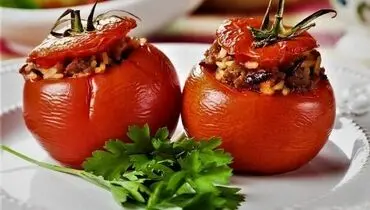 طرز تهیه دلمه گوجه فرنگی لذیذ
