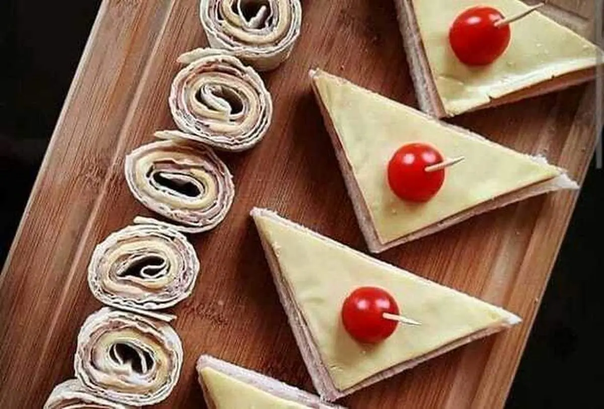 طرز تهیه کاناپ ژامبون، فینگرفود خوشمزه