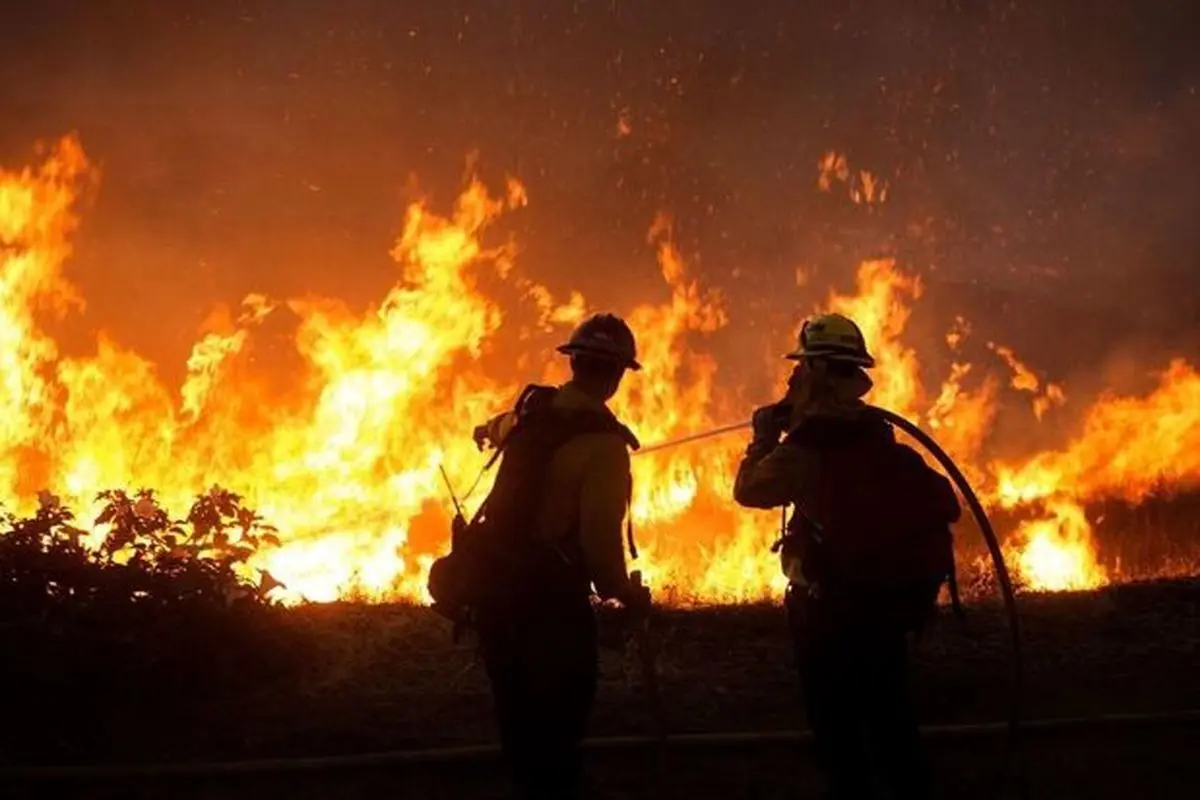 آتش‌سوزی در تأسیسات نفتی غرب کارون