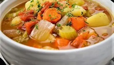 طرز تهیه سوپ سبزیجات رژیمی خوشمزه و مقوی
