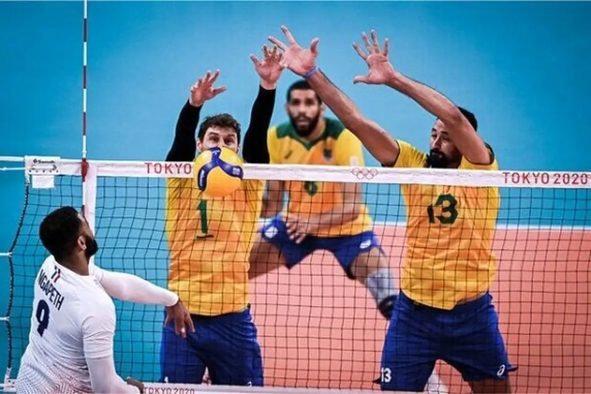 برزیل - فرانسه رکورد والیبال ایران با لهستان را زد!