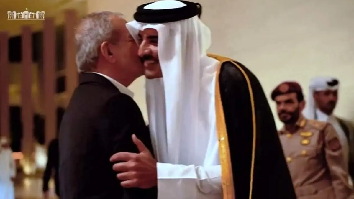 کلیپ زیبای دیوان امیری قطر از استقبال امیر تمیمبنحمد از رئیسجمهور+ فیلم