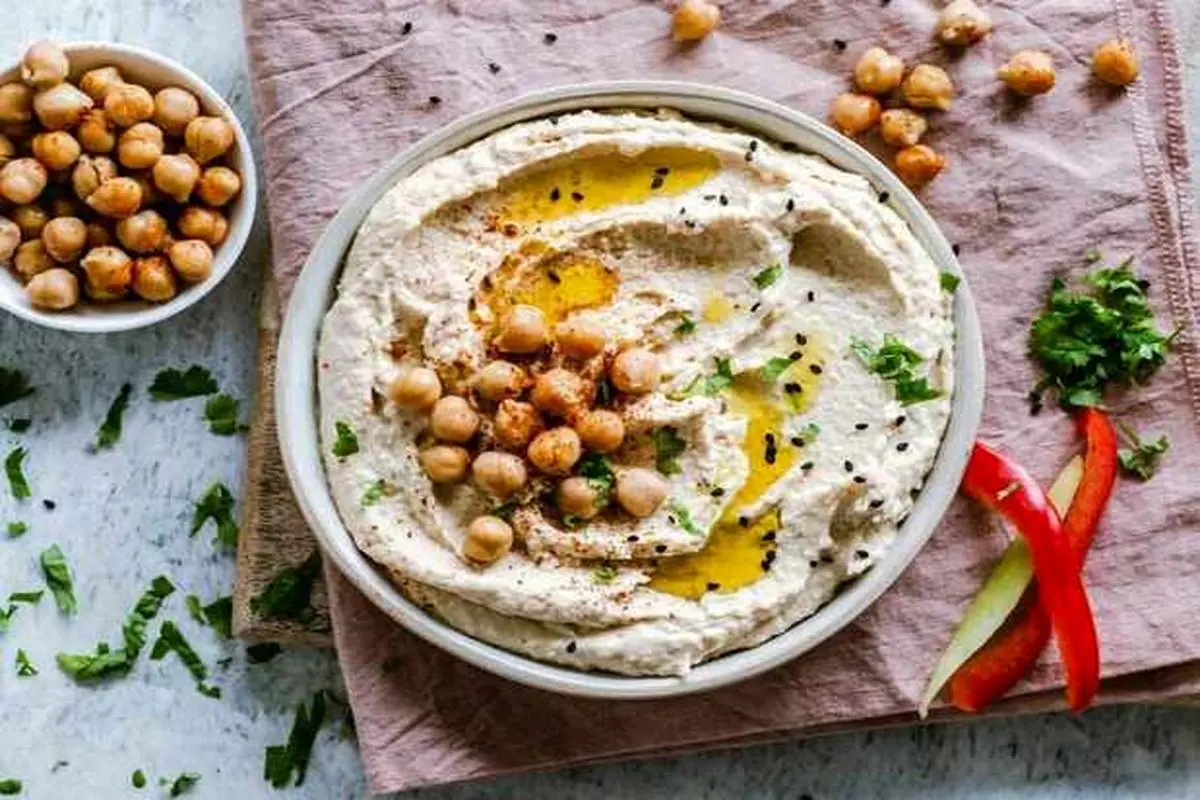 طرز تهیه غذای حمص یا هوموس لبنانی
