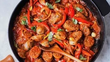 طرز تهیه سوسیس بندری، غذای سنتی خوزستانی ها