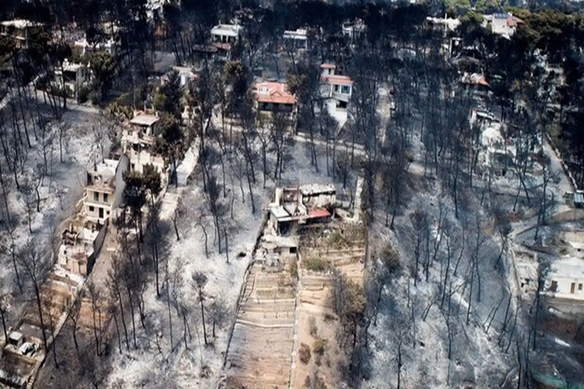 جهنم یونان ادامه دارد؛ تداوم آتش‌سوزی در روز پنجم + فیلم
