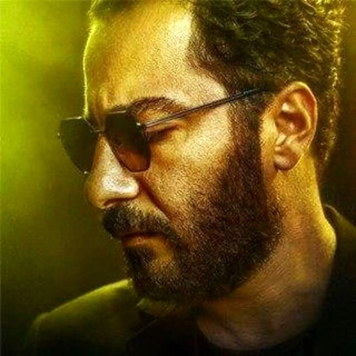 تصویری دیده نشده از بازیگر قرباغه+عکس