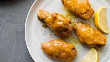 طرز تهیه بال مرغ عسل و سس خردل