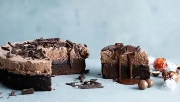 طرز تهیه براونی موس شکلات + فیلم