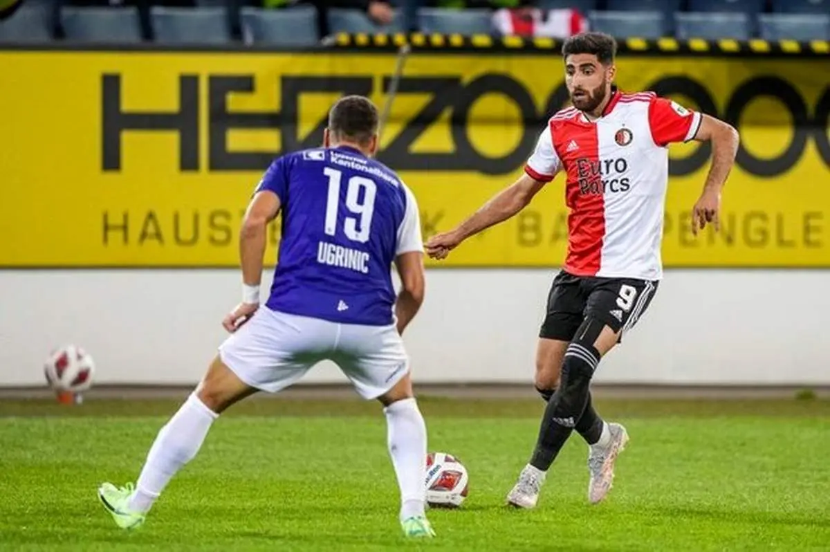 دو گل زیبای فاینورد به لوزرن توسط علیرضا جهانبخش + فیلم