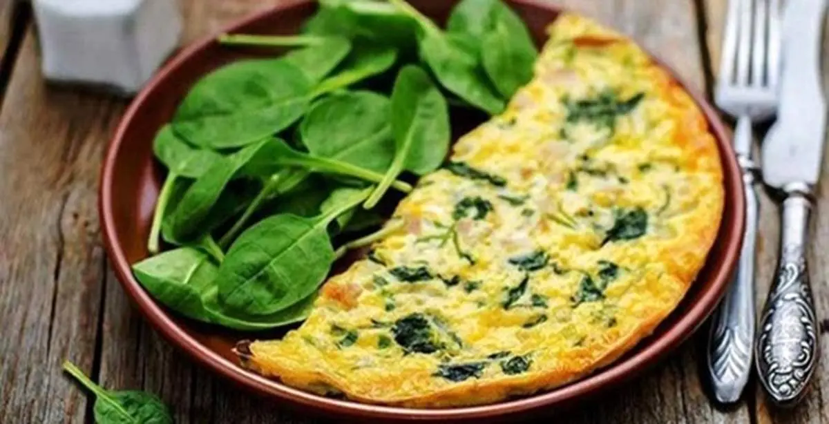 طرز تهیه املت اسفناج + فیلم