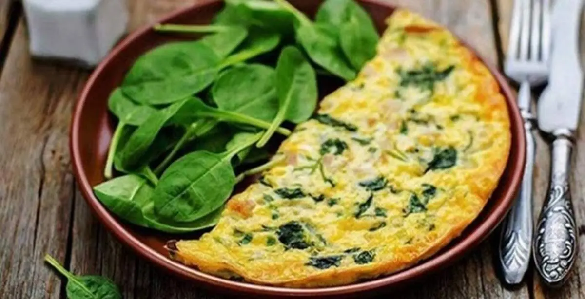 طرز تهیه املت اسفناج + فیلم