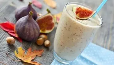 طرز تهیه اسموتی انجیر متفاوت