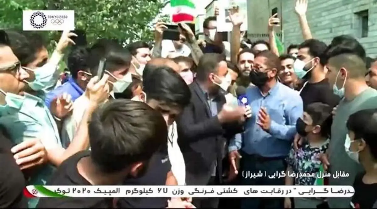 مصاحبه با پدر محمدرضا گرایی پس از کسب مدال طلای پسرش + فیلم