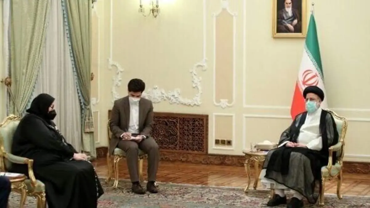 اولین دیپلمات زنی که با رئیسی دیدار کرد + عکس