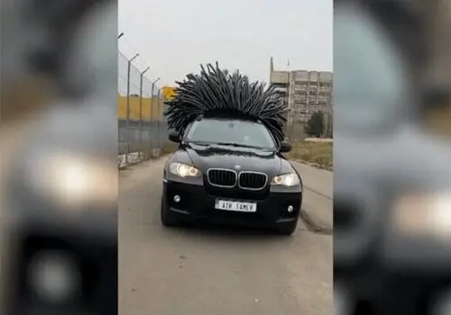 ببینید | برخورد یک خودروی BMW در مسابقات رالی با تماشاچیان