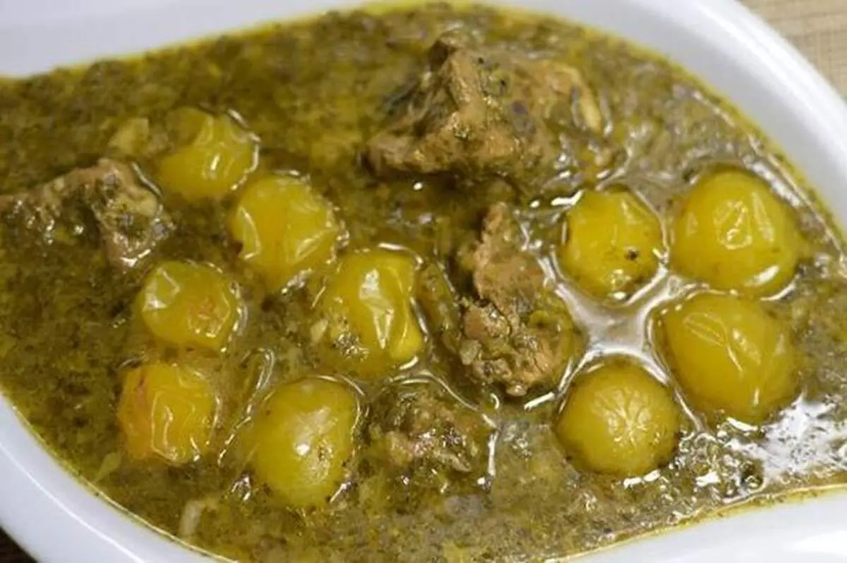 طرز تهیه خورش نعناع، جعفری و گوجه فرنگی