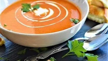طرز تهیه سوپ گوجه فرنگی ایتالیایی لذیذ