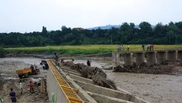 خسارات ناشی از سیلاب در مازندران