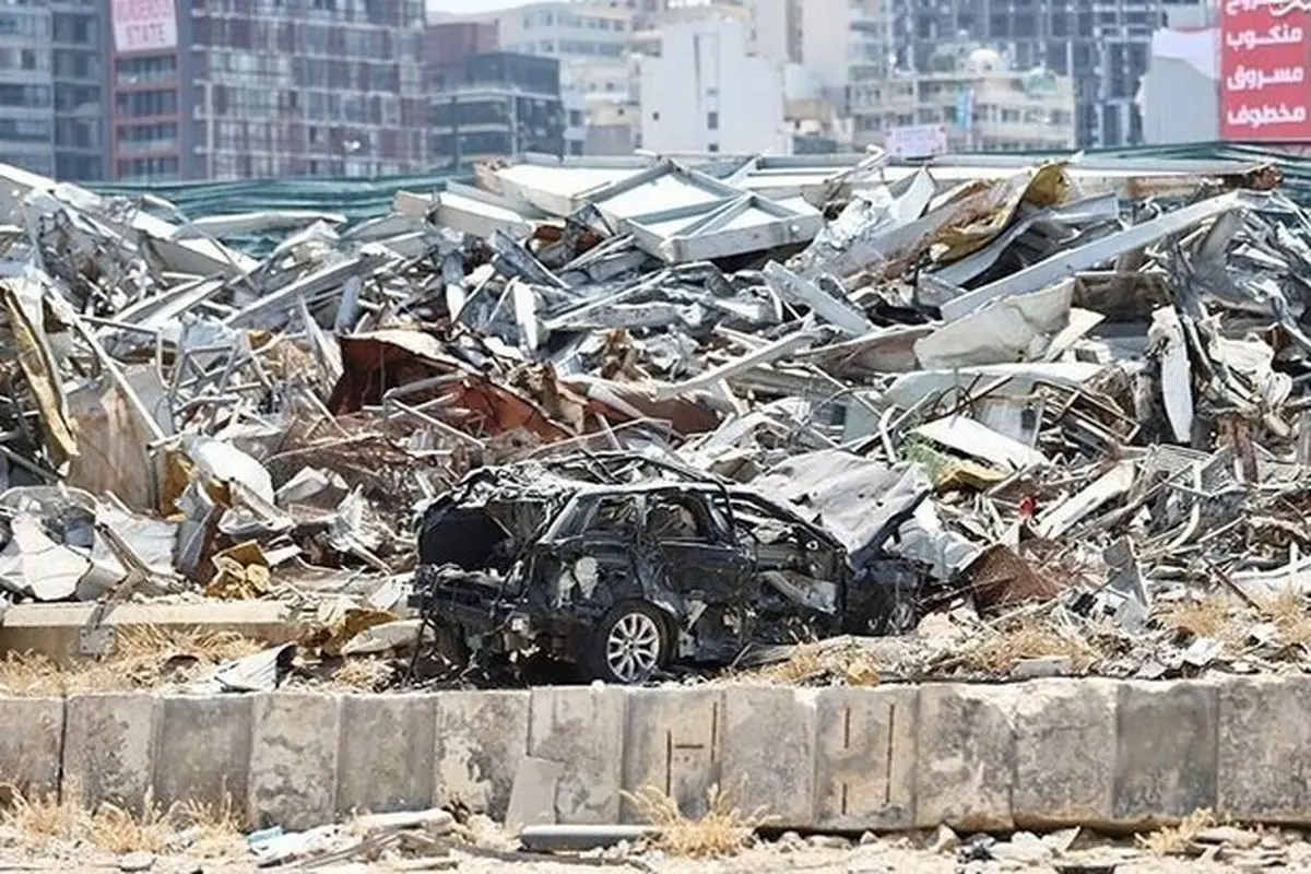 بندر بیروت یک سال پس از انفجار مهیب