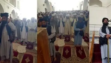 اولین نمازجمعه طالبان در مسجد بزرگ هرات