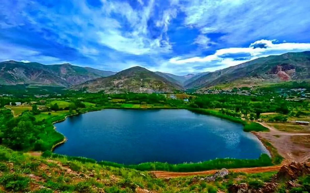 نگینی جذاب و دیدنی در میان کوههای الموت + تصاویر