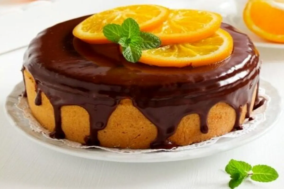طرز تهیه کیک شکلات و پرتقال