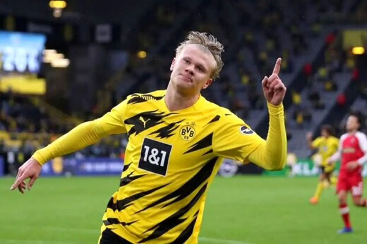 اقدام زیبا و جالب هالند در مقابل خواسته هوادار دورتموند + فیلم