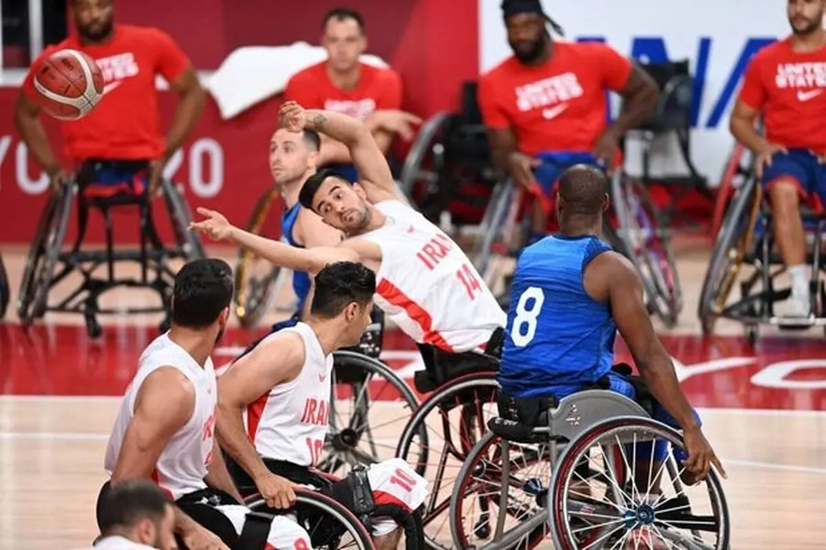 دومین شکست تیم بسکتبال با ویلچر ایران در پارا المپیک توکیو رقم خورد