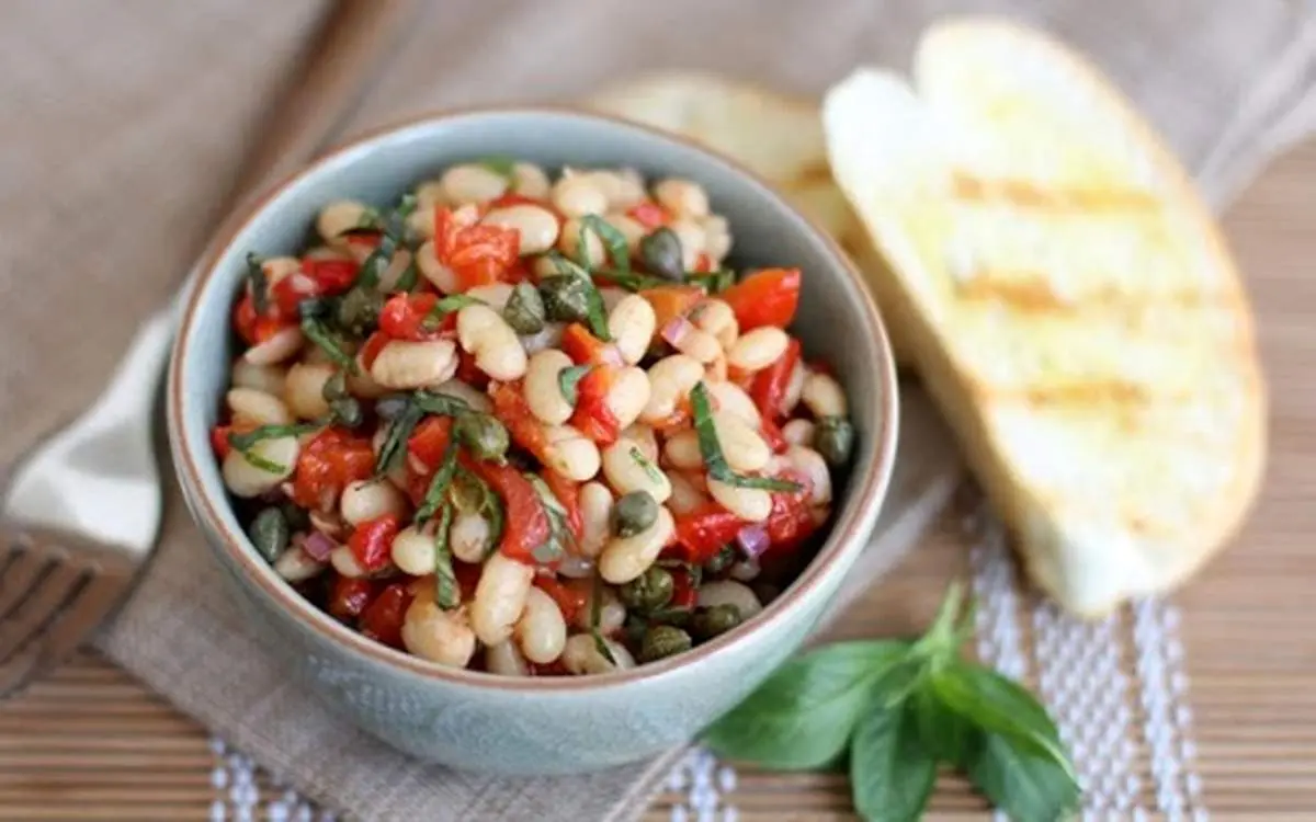 طرز تهیه سالاد لوبیا سفید لذیذ