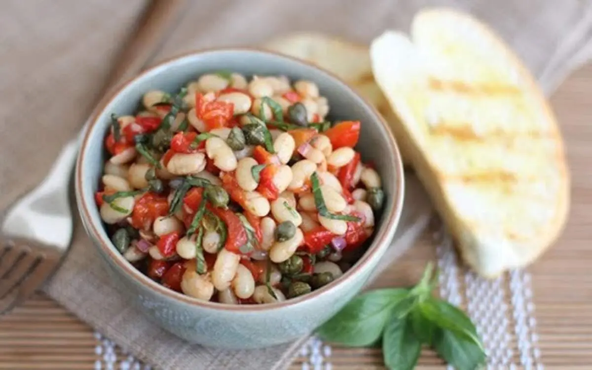 طرز تهیه سالاد لوبیا سفید لذیذ