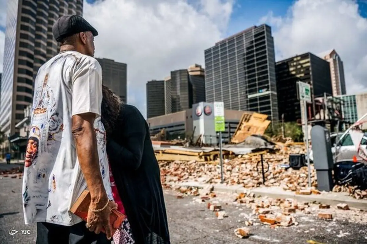 قاب‌هایی هولناک از ویرانی‌های طوفان آیدا در لوئیزیانا