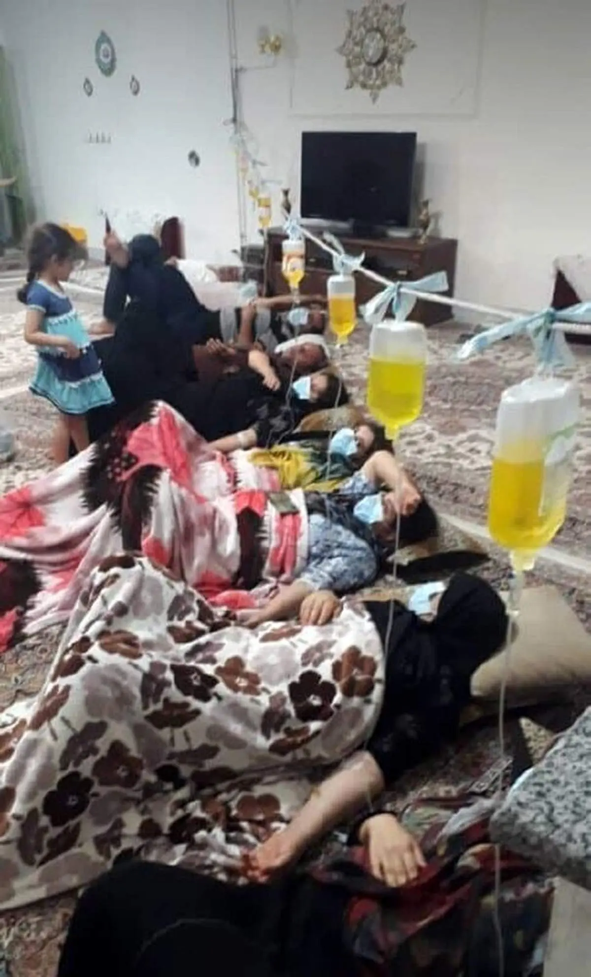 هشت کرونایی در یک خانوار تهرانی! + عکس