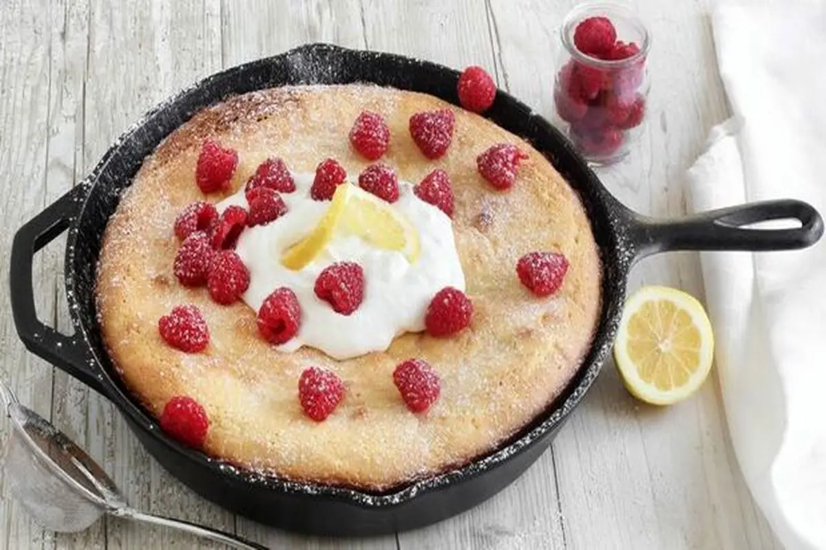 طرز تهیه کیک ساده صبحانه تابهای بدون فر