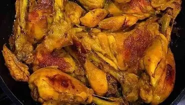 طرز تهیه خورش مرغ دودی