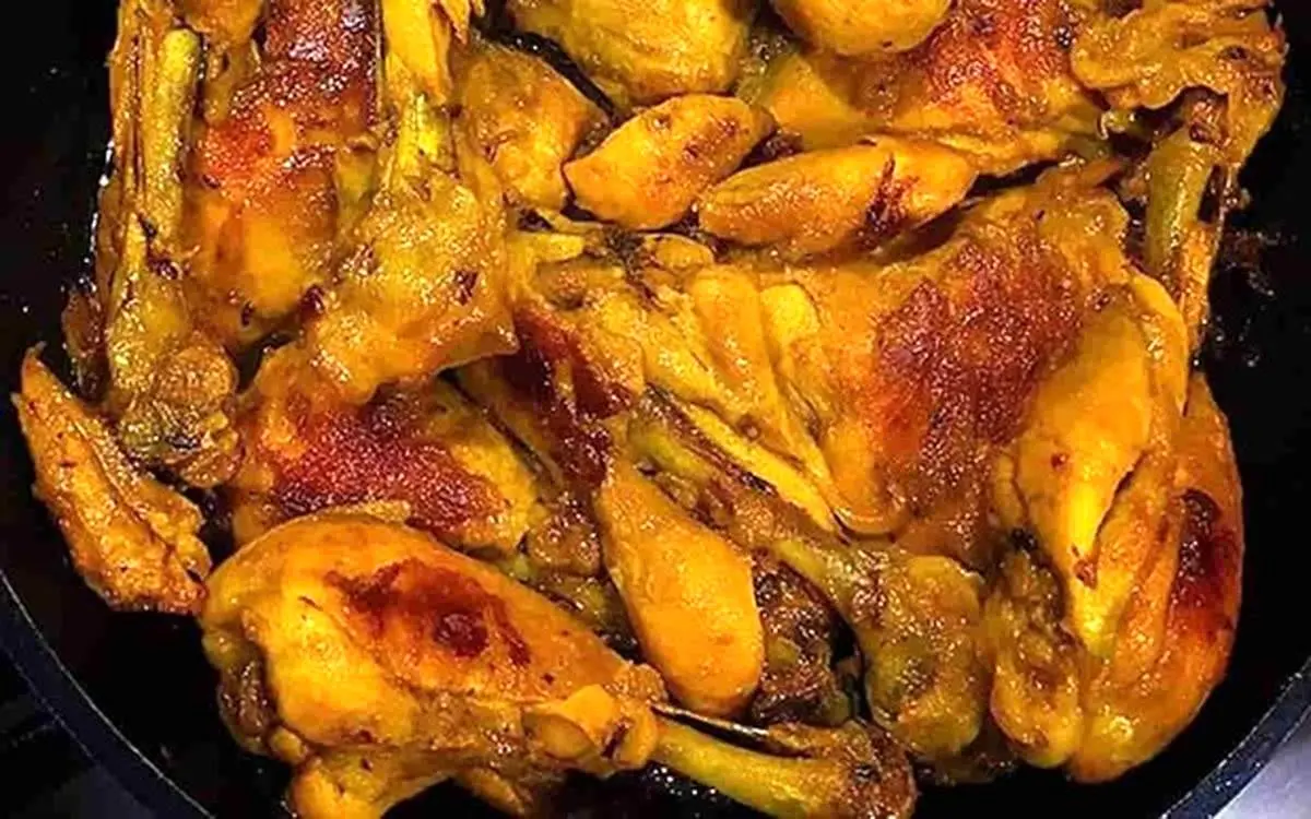 طرز تهیه خورش مرغ دودی