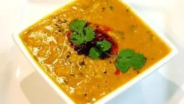 طرز تهیه آش شیله عدس