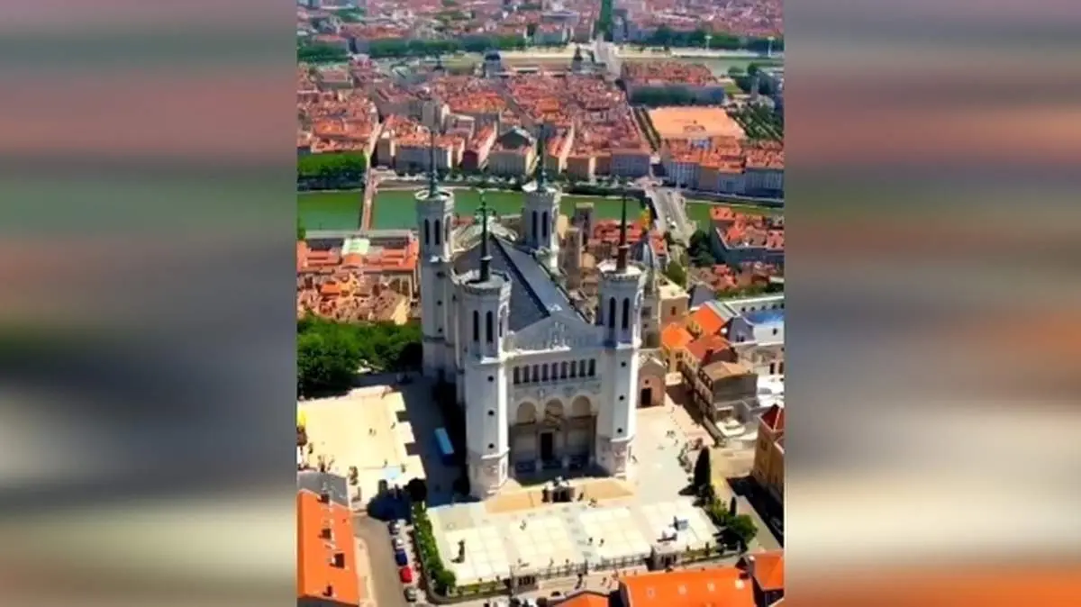 کلیسایی با معماری بسیار خاص در فرانسه + فیلم