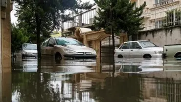 آبگرفتگی معابر عمومی در رشت