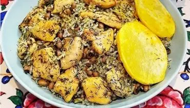 طرز تهیه پلو سنگ سیر کردی به ۲ روش