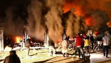 مرگ ۱۰ بیمار پس از آتش‌سوزی در یک بیمارستان کرونایی در مقدونیه شمالی+ فیلم و عکس