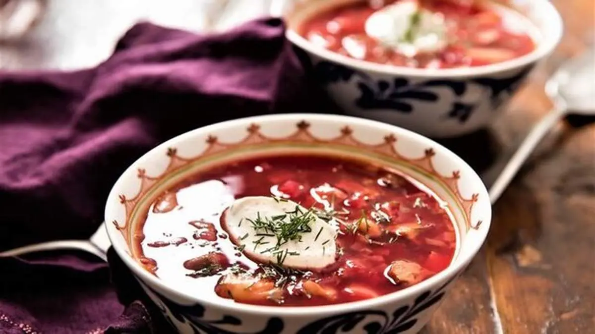 طرز تهیه سوپ بُرش روسی