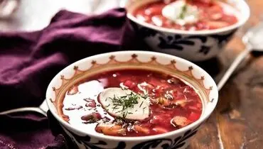 طرز تهیه سوپ بُرش روسی