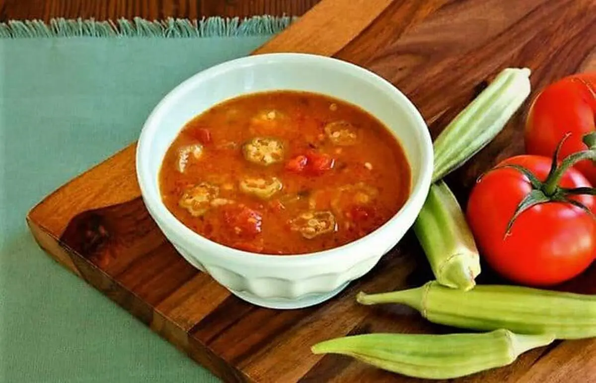 طرز تهیه آبگوشت بامیه