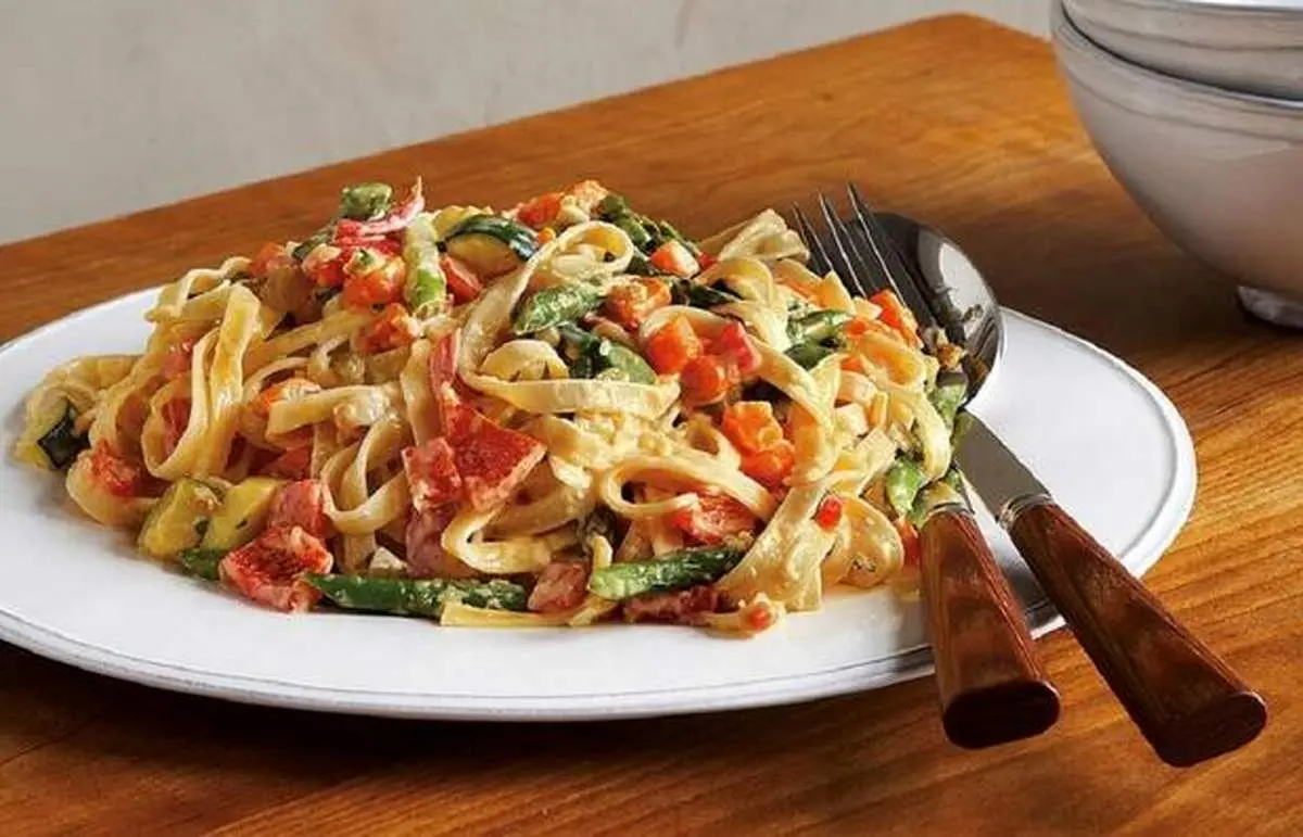 طرز تهیه فتوچینی با سبزیجات، متفاوت و خوشمزه