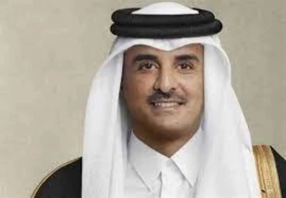 تصویر متفاوت از بن سلمان و امیر قطر با لباس راحتی!