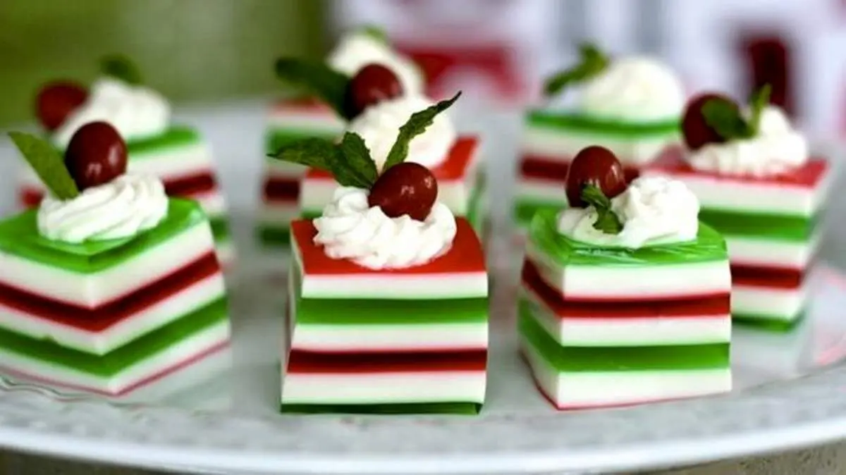 طرز تهیه ژله لایه ای مجلسی