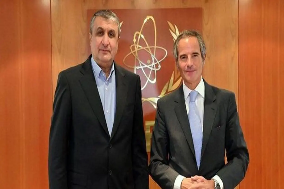 تاکید گروسی و اسلامی بر تقویت بیانیه مشترک میان آژانس انرژی اتمی و تهران