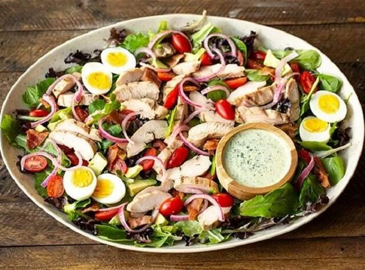 طرز تهیه سالاد جوجه مرحله به مرحله
