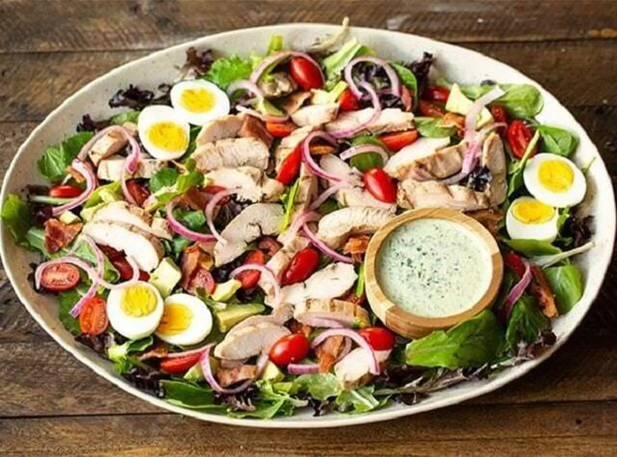طرز تهیه سالاد جوجه مرحله به مرحله