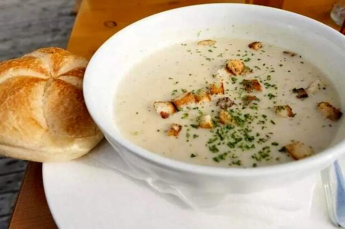 طرز تهیه سوپ مرغ با خامه و سبزیجات